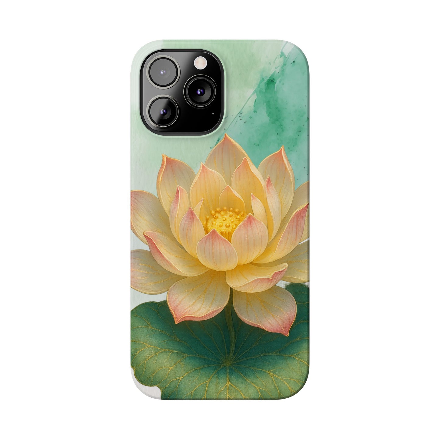 Lotus Blossom Slim Phone Cases, Floral Phone Covers, Nature-Inspired Accessories, Perfect Gift for Garden Lovers, Birthday Present