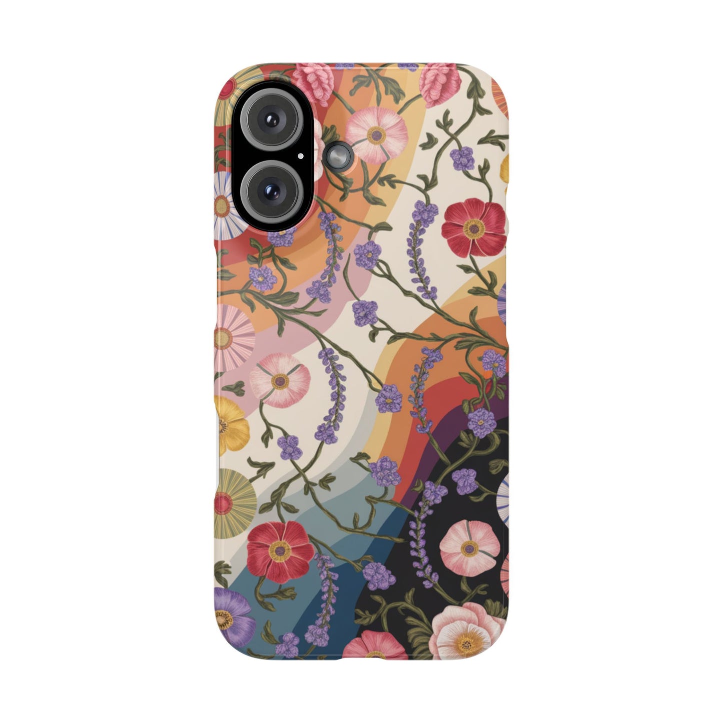 Floral Blossom Phone Case - Slim Case for Flower Lovers, Smartphone Cover, Gift for Her, Trendy Floral Design, Boho Chic Accessory