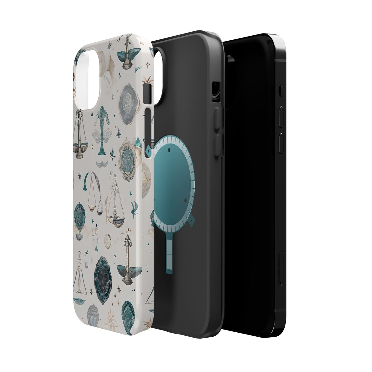 Libra Zodiac Magnetic Phone Case Astrology Gift for Her, Celestial Star Sign Cover, Birthday Gift, Compatible with iPhone 17, 16, 15, 14, 13
