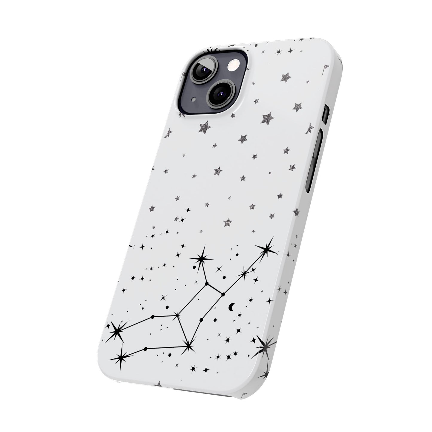 Gemini Zodiac Slim Phone Case, Astrology Gift for Her, Celestial Star Sign, Birthday Gift, Compatible with iPhone 17, 16, 15, 14, 13