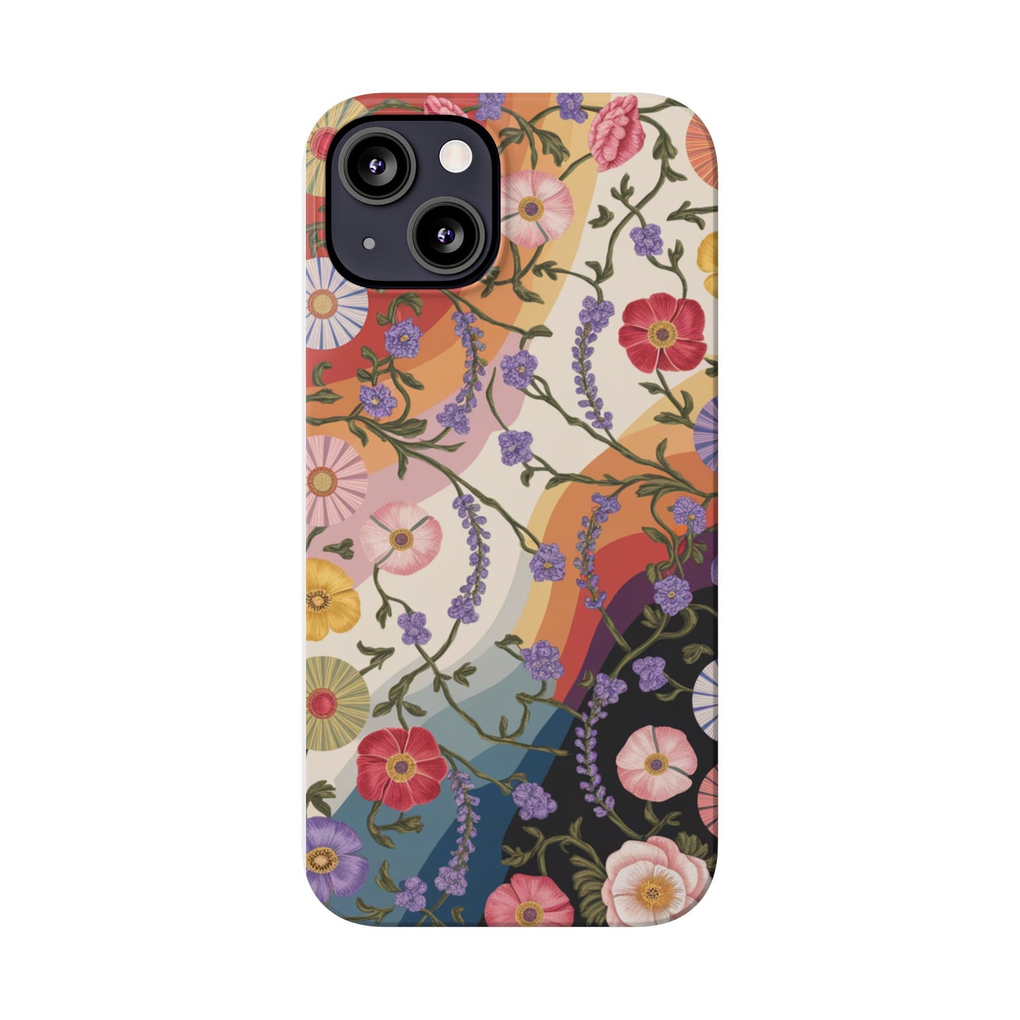 Floral Blossom Phone Case - Slim Case for Flower Lovers, Smartphone Cover, Gift for Her, Trendy Floral Design, Boho Chic Accessory