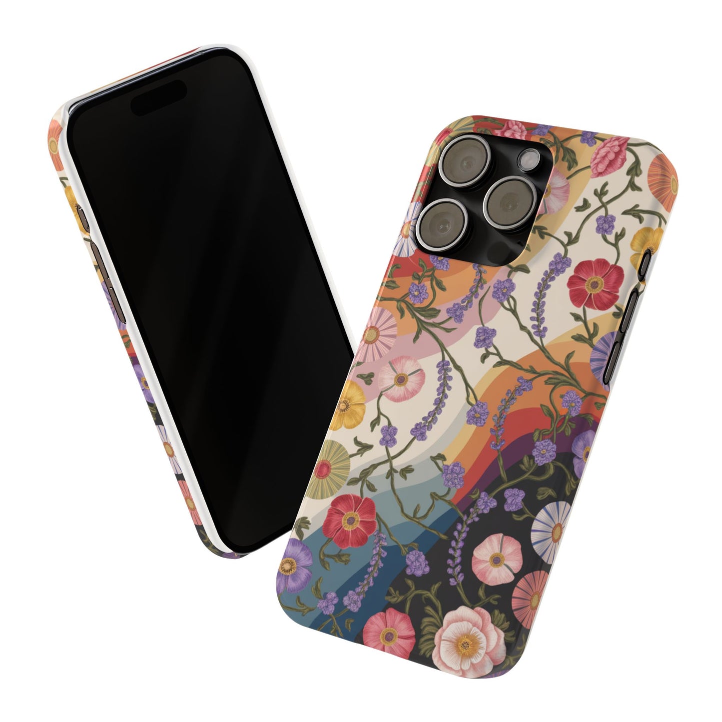 Floral Blossom Phone Case - Slim Case for Flower Lovers, Smartphone Cover, Gift for Her, Trendy Floral Design, Boho Chic Accessory