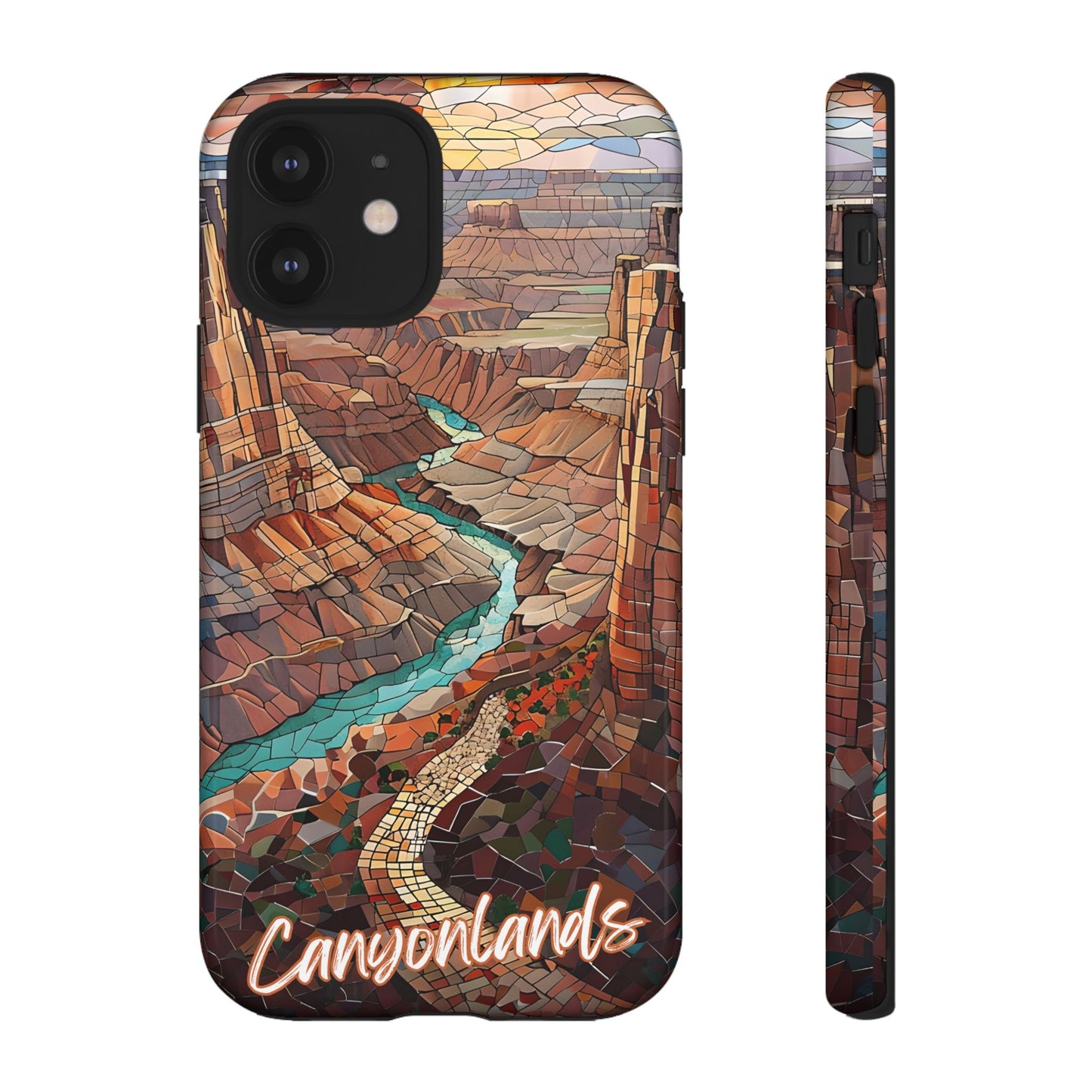 Canyonlands Mosaic Tough Phone Case - Red Rock Desert Vibes, National Park Aesthetic, Compatible with iPhone, Galaxy, and Google Phones