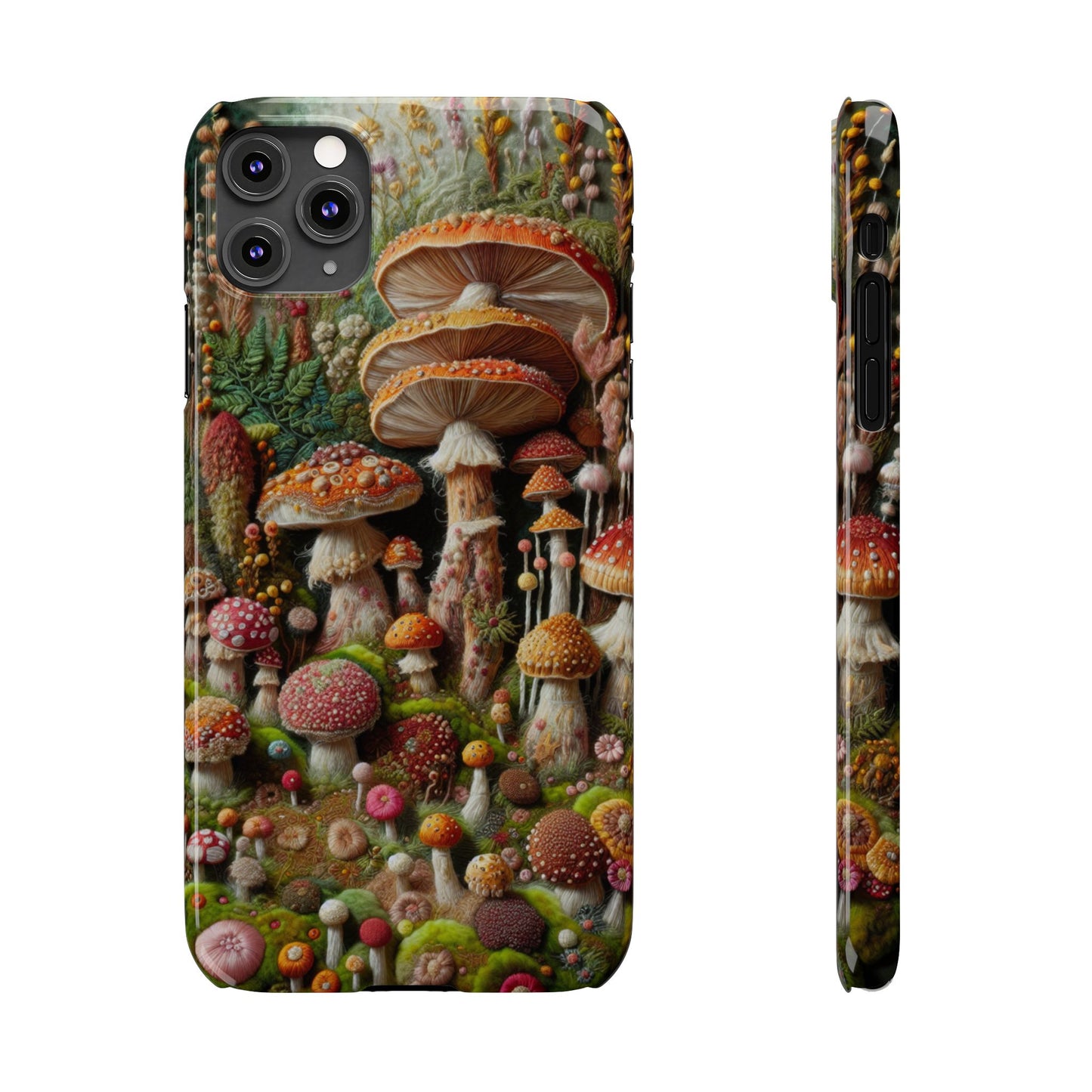 Whimsical Mushroom Slim Phone Cases - Fun, Nature-Inspired, Unique Accessories for Adorable Gift Ideas, Cute Phone Protection, [...]