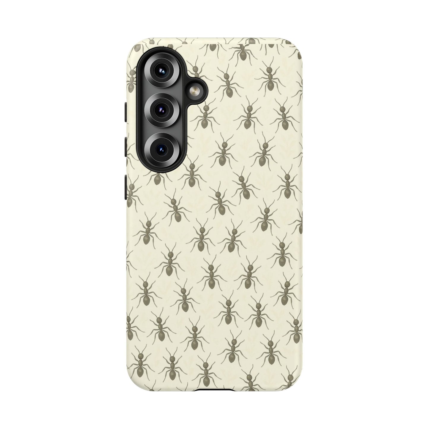 Marching Ant Pattern Tough Phone Case - Realistic Insect Art, Minimalist Nature Aesthetic, Compatible with iPhone, Galaxy, and Google Phones