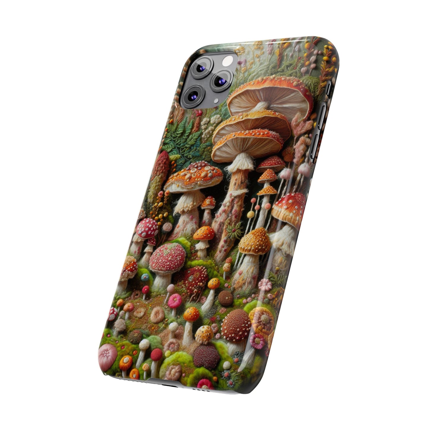 Whimsical Mushroom Slim Phone Cases - Fun, Nature-Inspired, Unique Accessories for Adorable Gift Ideas, Cute Phone Protection, [...]