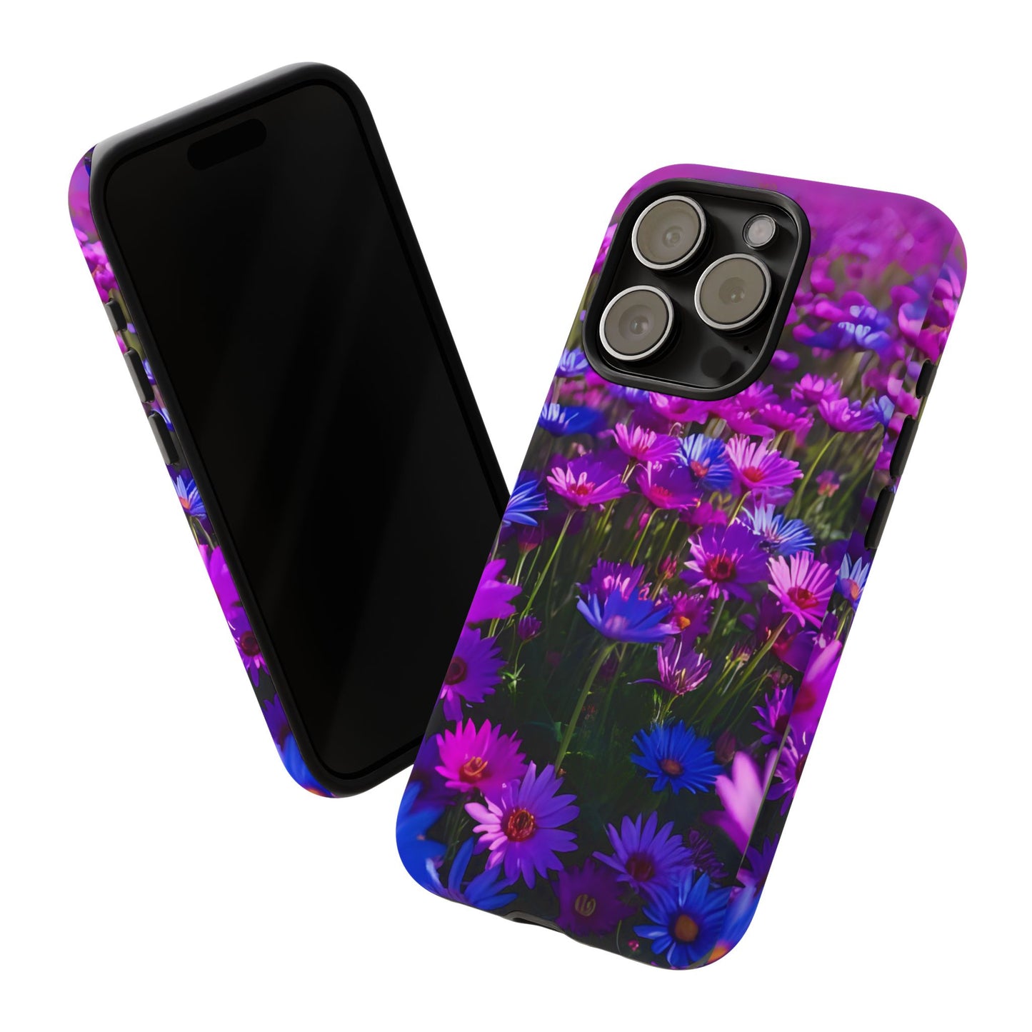 Wildflower Meadow Phone Case, Colorful Floral Garden Aesthetic, Vibrant Tough Phone Case, Compatible with iPhone, Galaxy, Google