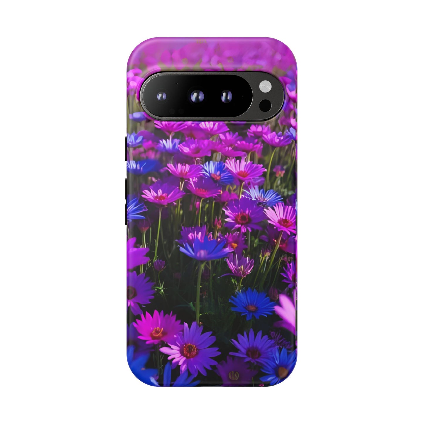 Wildflower Meadow Phone Case, Colorful Floral Garden Aesthetic, Vibrant Tough Phone Case, Compatible with iPhone, Galaxy, Google