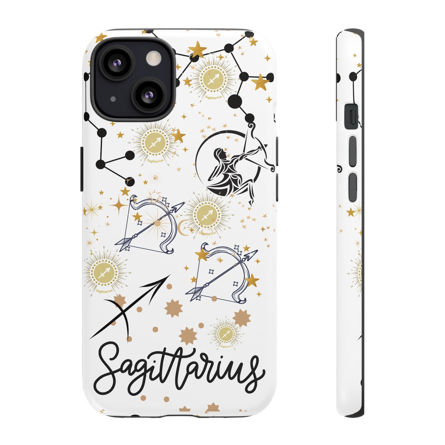 Sagittarius Zodiac Phone Case, Astrology Gift for Her, Celestial Star Sign Cover, Birthday Gift, Compatible with iPhone, Galaxy, Pixel