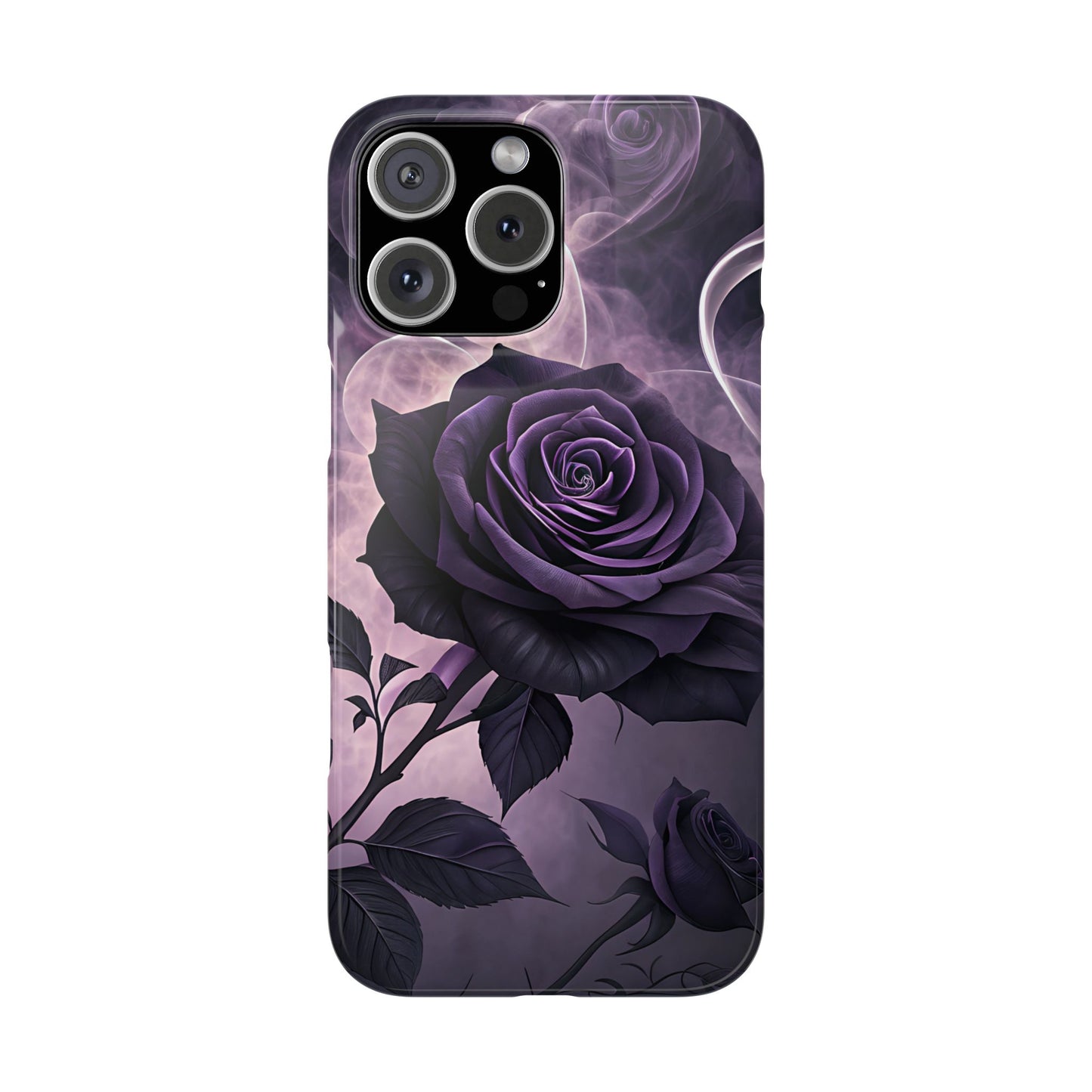 Elegant Purple Rose Phone Cases, Stylish Slim Cases for Flower Lovers, Floral Accessories, Birthday Gifts, Unique Phone Covers