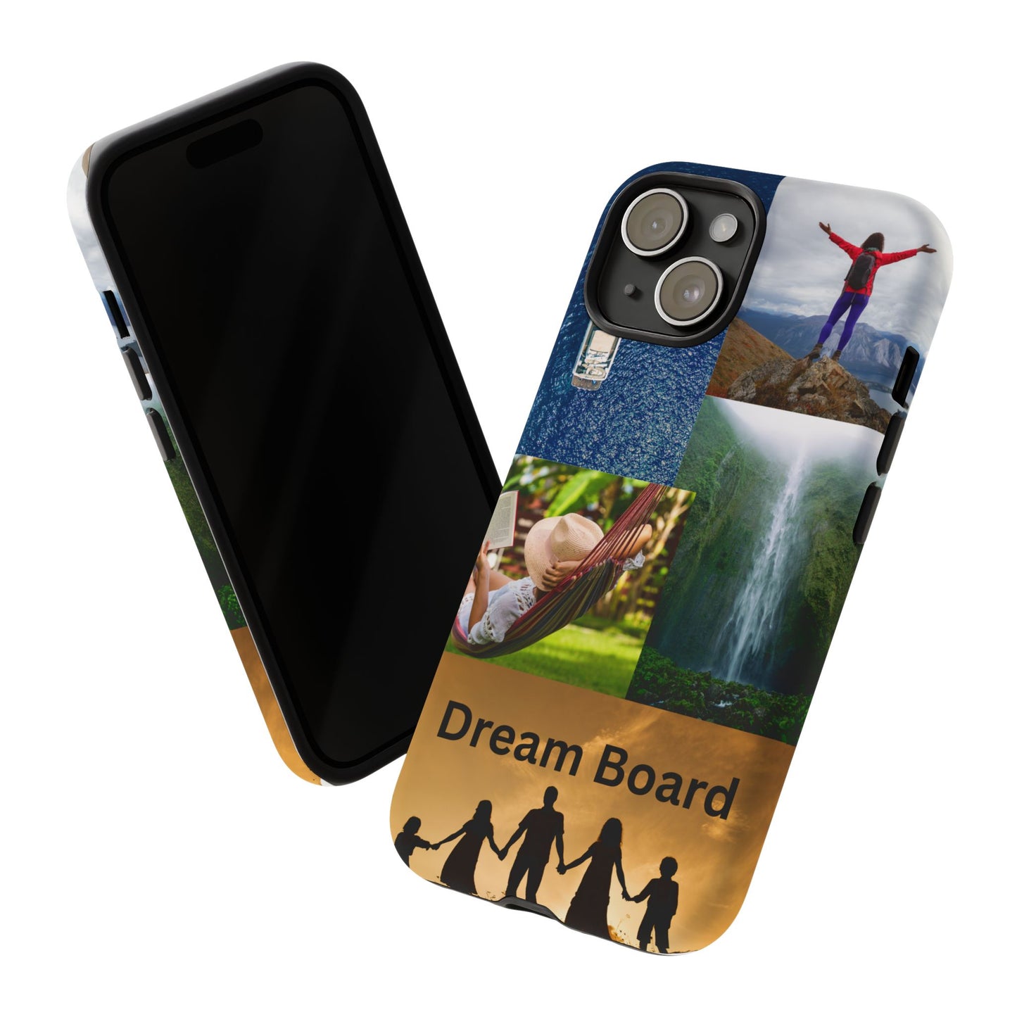 Dream Board Phone Case | Tough Cases for Adventure Seekers, Inspirational Phone Accessories, Custom Phone Covers, Unique Gift Ideas, [...]