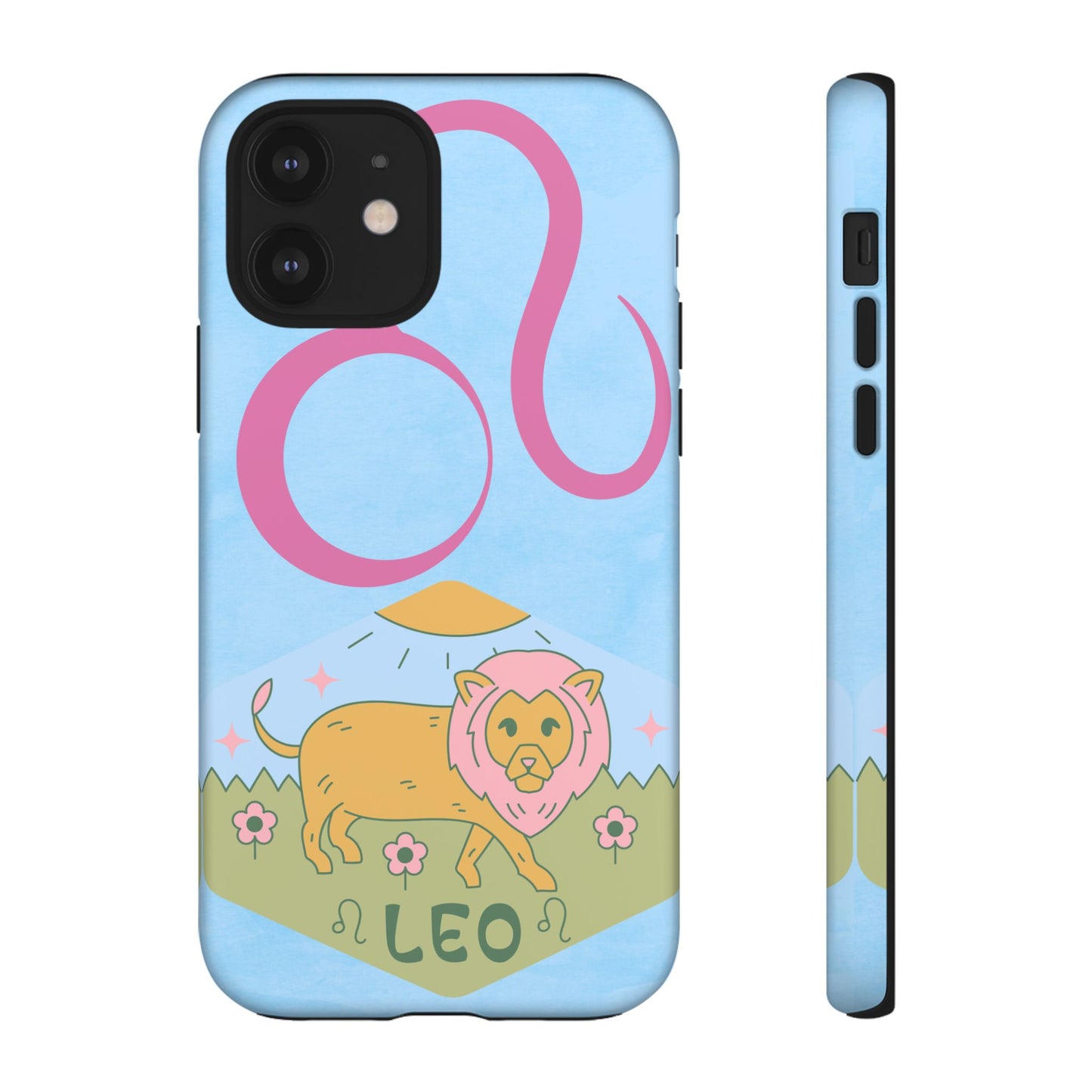 Leo Zodiac Phone Case, Astrology Gift for Her, Celestial Star Sign Cover, Birthday Gift, Compatible with iPhone, Galaxy, Google Phones