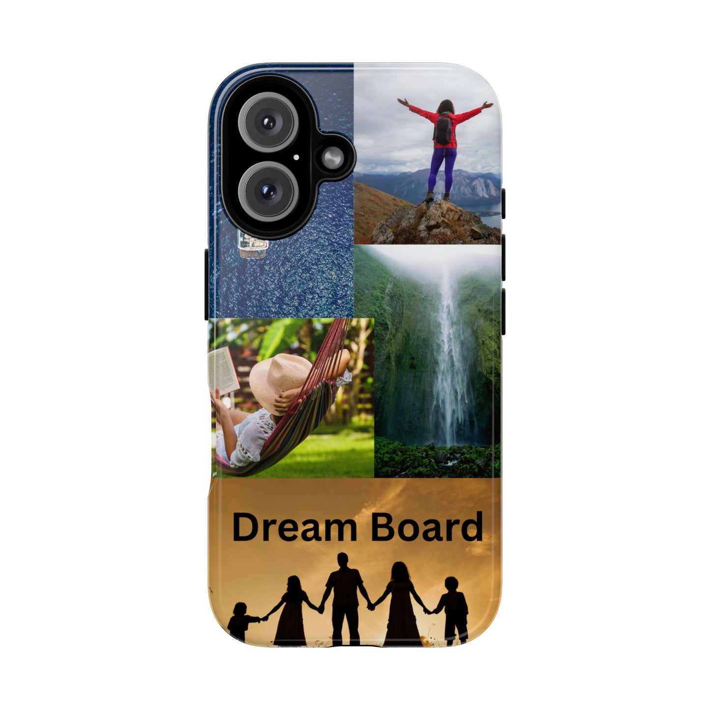 Dream Board Phone Case | Tough Cases for Adventure Seekers, Inspirational Phone Accessories, Custom Phone Covers, Unique Gift Ideas, [...]