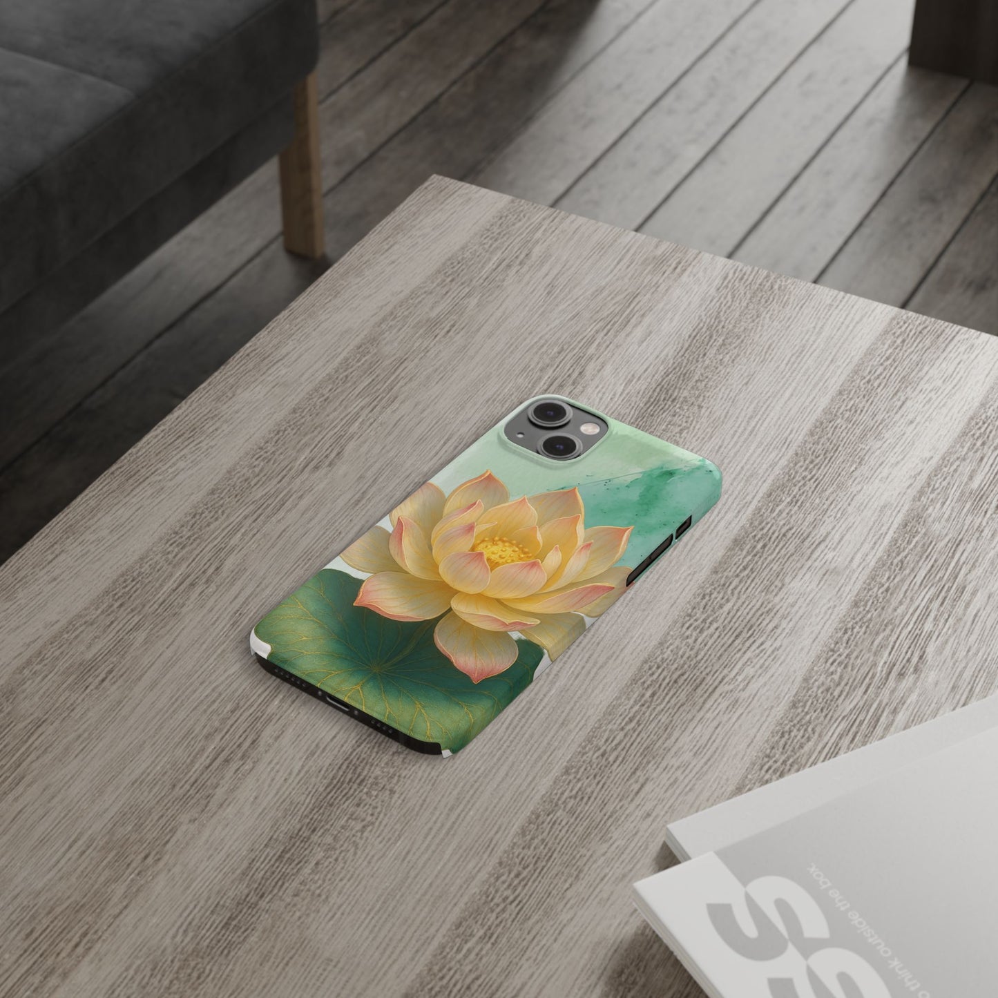 Lotus Blossom Slim Phone Cases, Floral Phone Covers, Nature-Inspired Accessories, Perfect Gift for Garden Lovers, Birthday Present