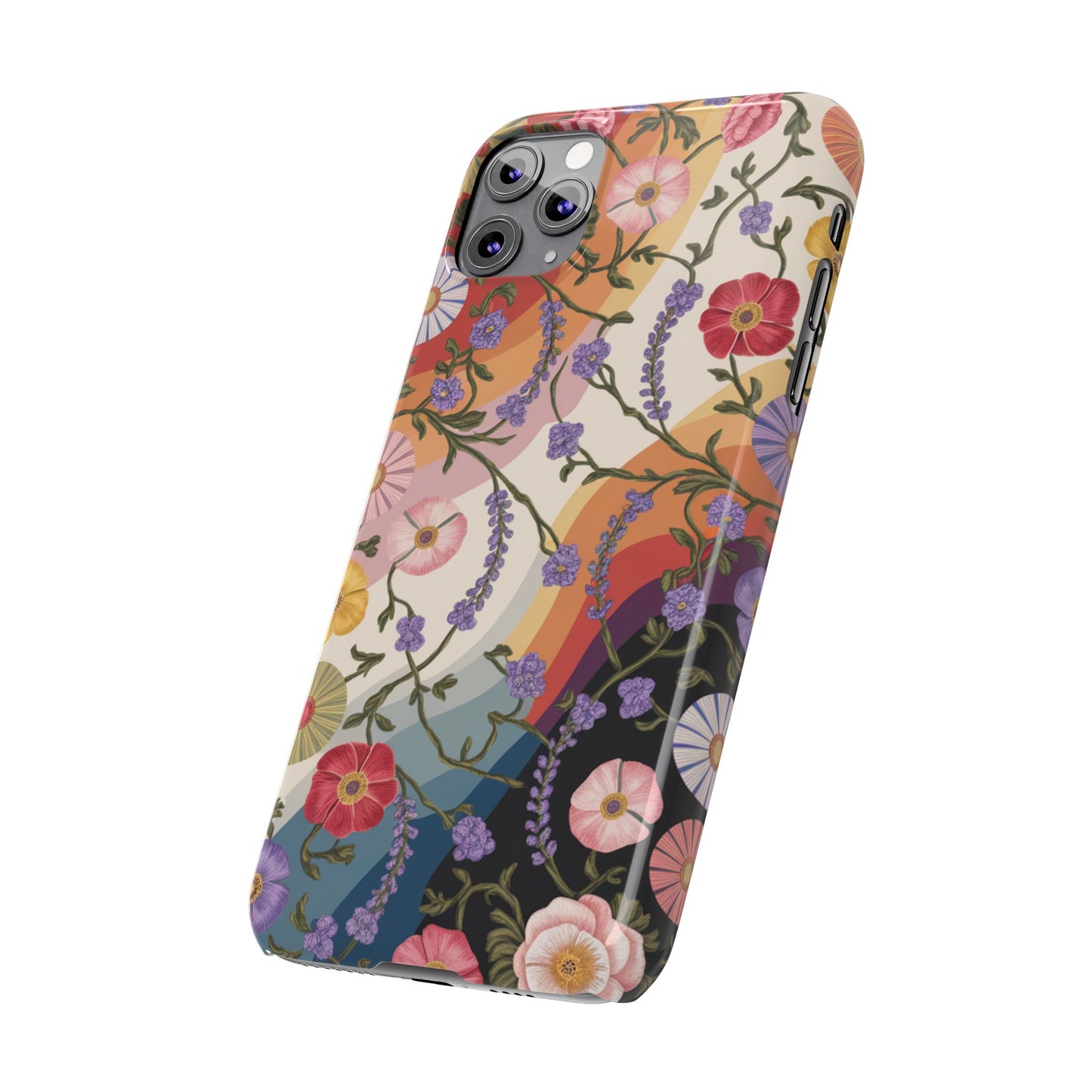 Floral Blossom Phone Case - Slim Case for Flower Lovers, Smartphone Cover, Gift for Her, Trendy Floral Design, Boho Chic Accessory