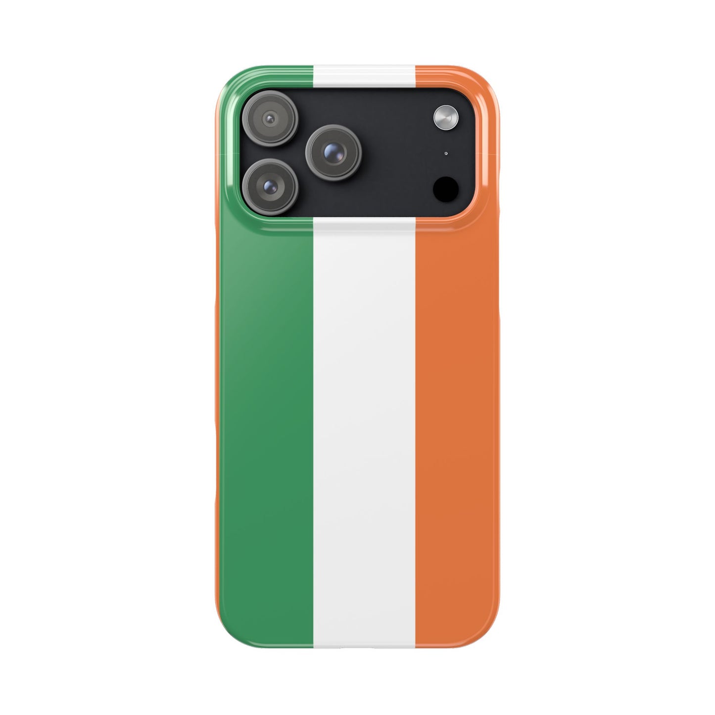 Ireland Flag Slim Phone Case, St. Patrick Design Phone Cover, Compatible with iPhone 17, 16, 15, 14, 13, 12, 11