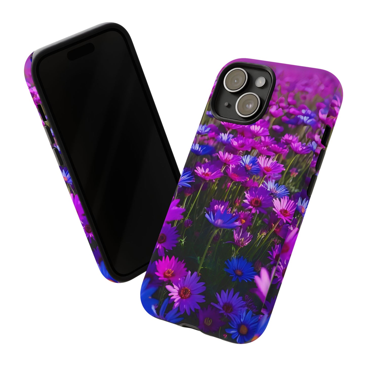 Wildflower Meadow Phone Case, Colorful Floral Garden Aesthetic, Vibrant Tough Phone Case, Compatible with iPhone, Galaxy, Google