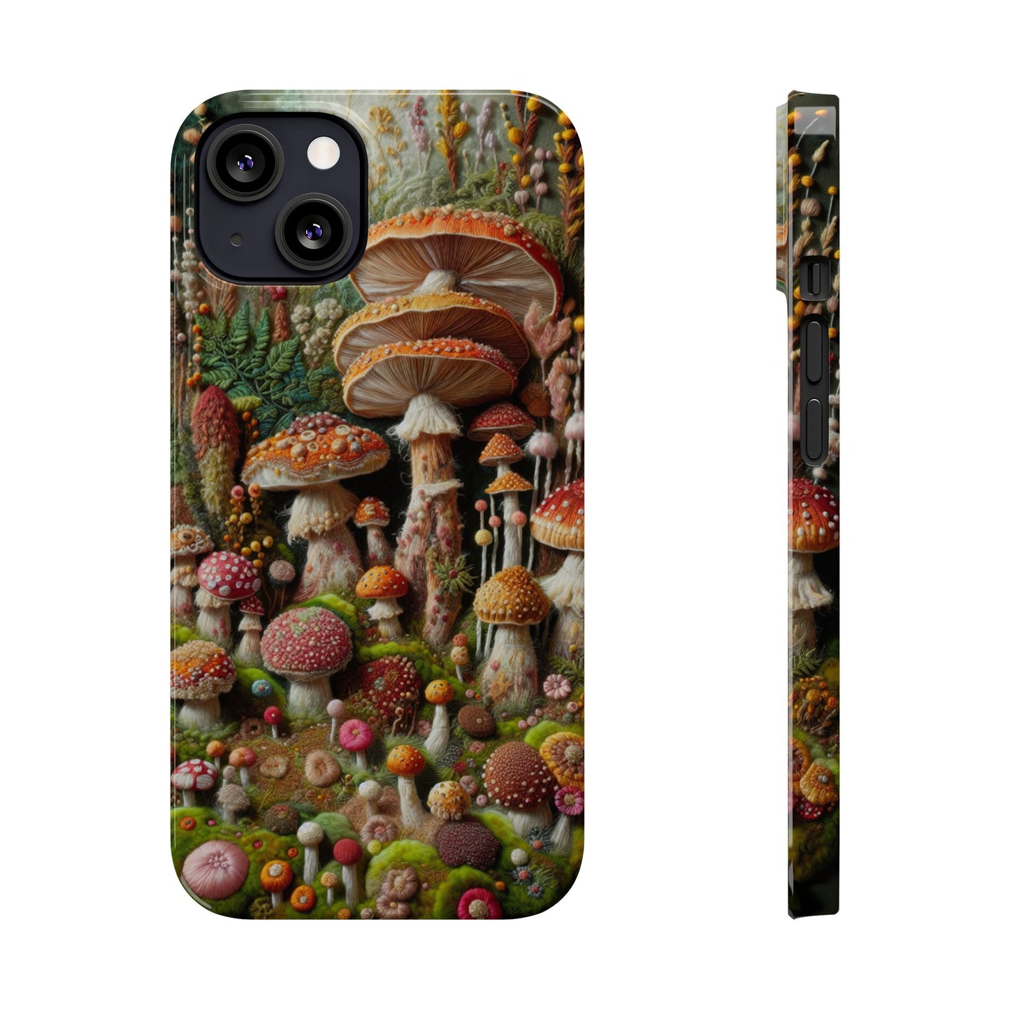 Whimsical Mushroom Slim Phone Cases - Fun, Nature-Inspired, Unique Accessories for Adorable Gift Ideas, Cute Phone Protection, [...]