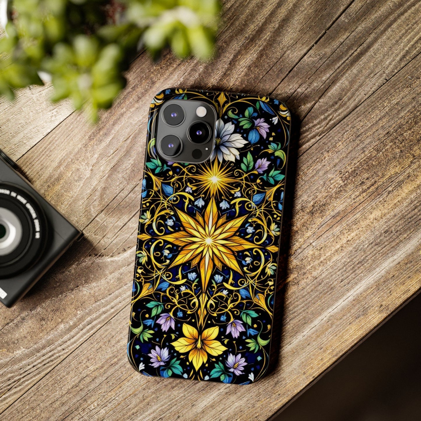 Elegant Floral Phone Case - Slim Phone Cases, Artistic Cases for Nature Lovers, Gift for Birthdays, Holidays, Spring Decor