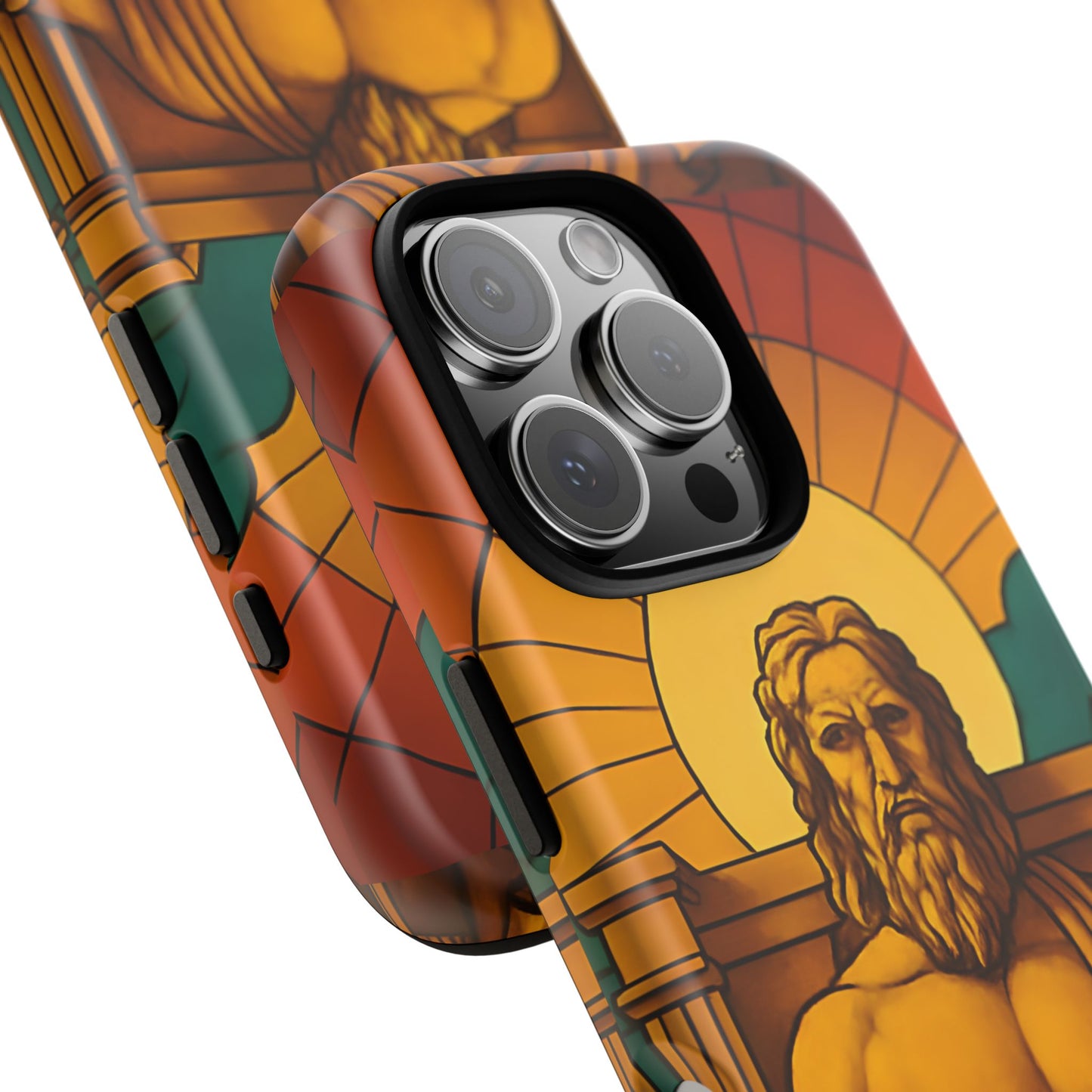 Olympia Zeus Statue Tough Phone Case - Classic Greek Art Design, Historic World Wonder Aesthetic, Compatible with iPhone, Galaxy, and Google