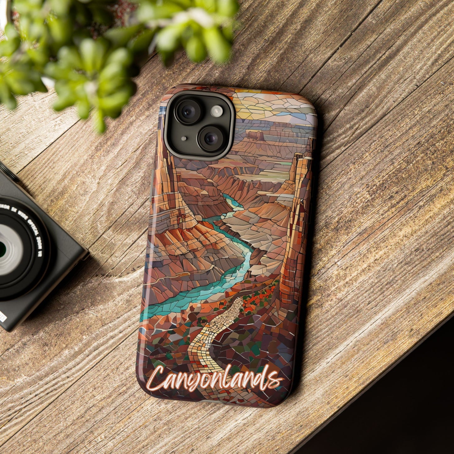 Canyonlands Mosaic Tough Phone Case - Red Rock Desert Vibes, National Park Aesthetic, Compatible with iPhone, Galaxy, and Google Phones