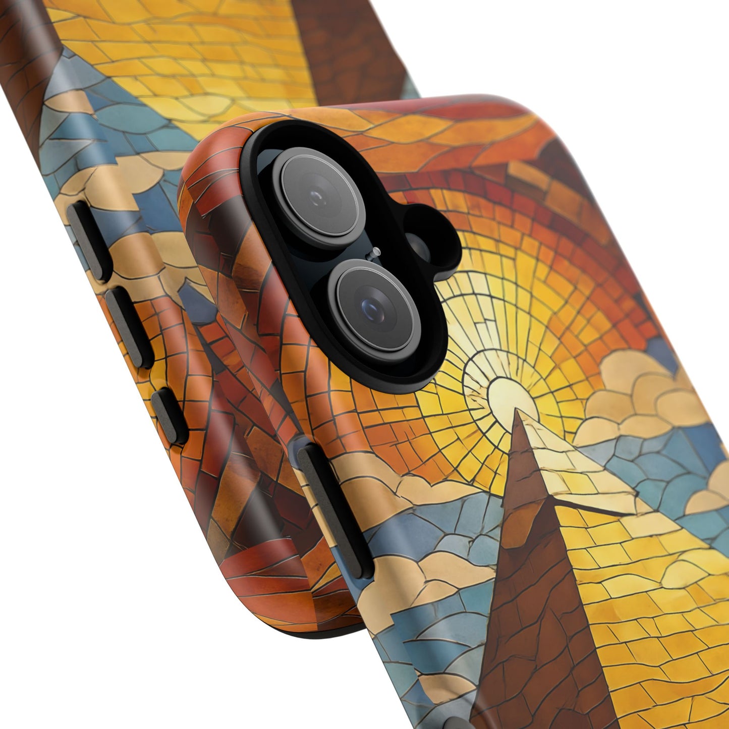 Great Pyramid of Giza Tough Phone Case - Ancient Egypt Aesthetic, World Wonder Art Design, Compatible with iPhone, Galaxy, and Google Phones