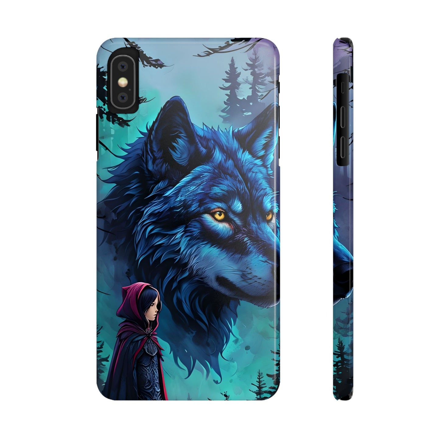 Enchanted Wolf Phone Case - Slim, Stylish Protection for Animal Lovers, Perfect for Gifts & Nature Enthusiasts, Unique Art Design