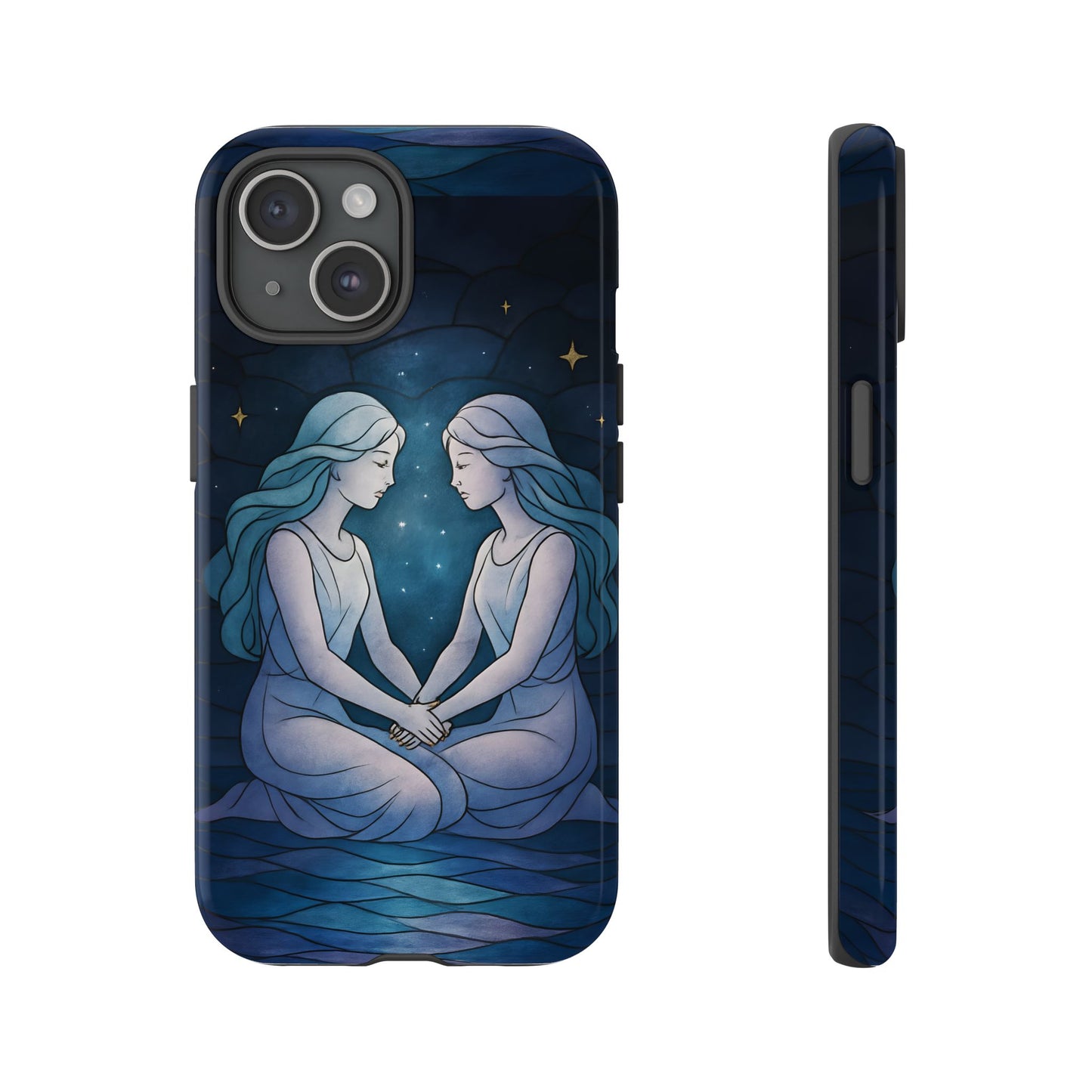 Gemini Zodiac Tough Phone Case, Astrology, Celestial Star Sign Cover, Compatible with iPhone, Galaxy, Pixel