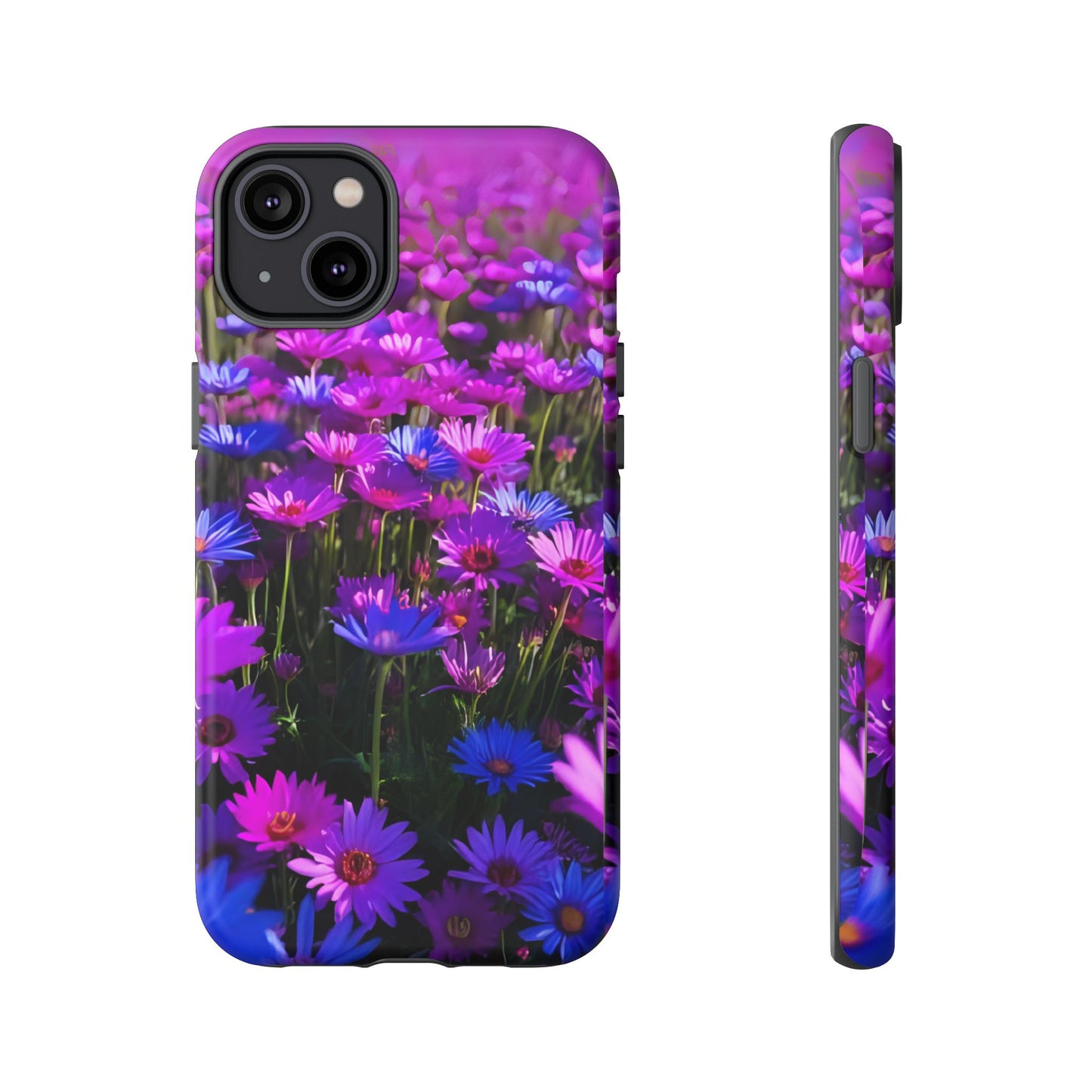 Wildflower Meadow Phone Case, Colorful Floral Garden Aesthetic, Vibrant Tough Phone Case, Compatible with iPhone, Galaxy, Google