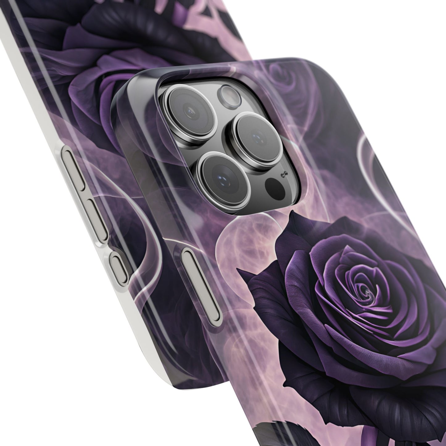 Elegant Purple Rose Phone Cases, Stylish Slim Cases for Flower Lovers, Floral Accessories, Birthday Gifts, Unique Phone Covers
