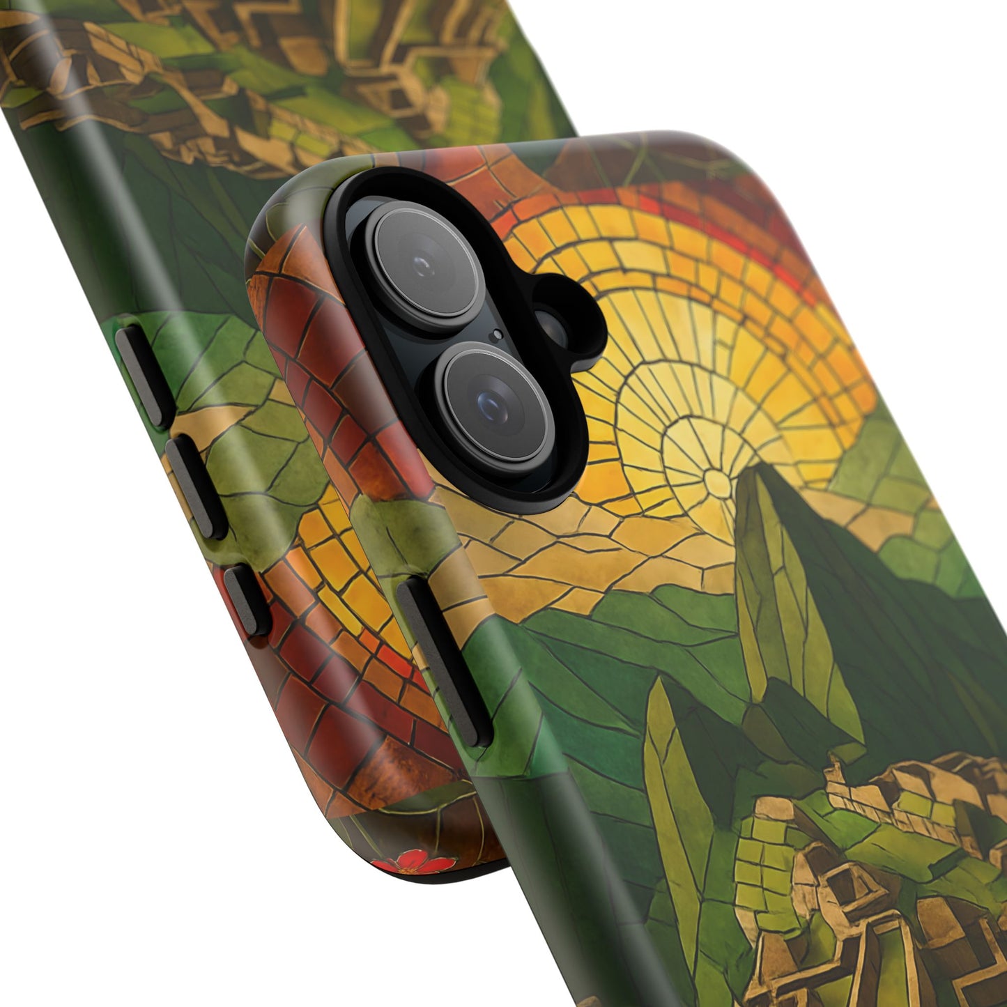 Inca Ruins Tough Phone Case - Machu Picchu Landmark Design, Historic Peru Travel Aesthetic Compatible with iPhone, Galaxy, and Google Phones