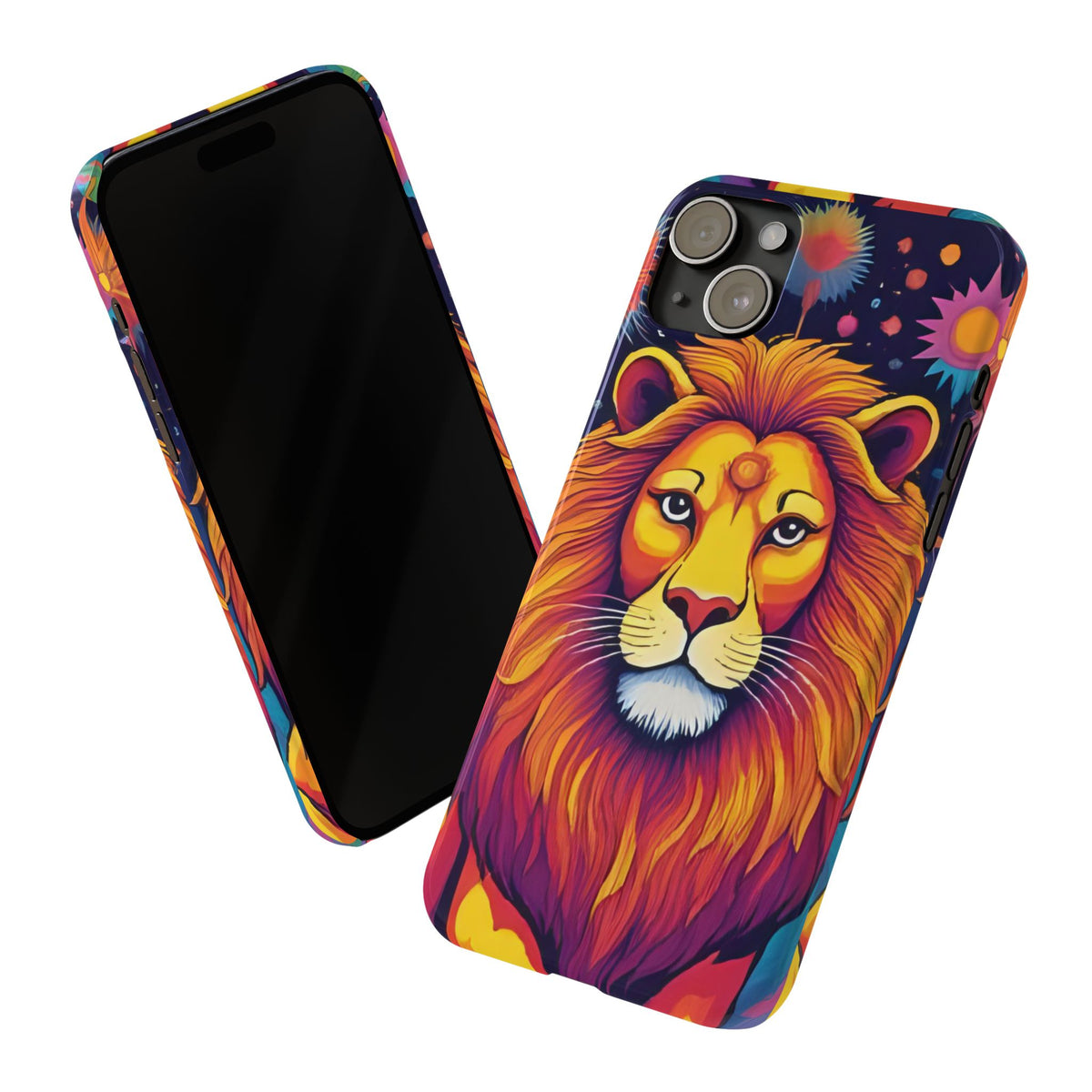 Leo Zodiac Slim Phone Case, Astrology Gift for Her, Celestial Star Sign Cover, Compatible with iPhone 17, 16, 15, 14, 13, 12, 11