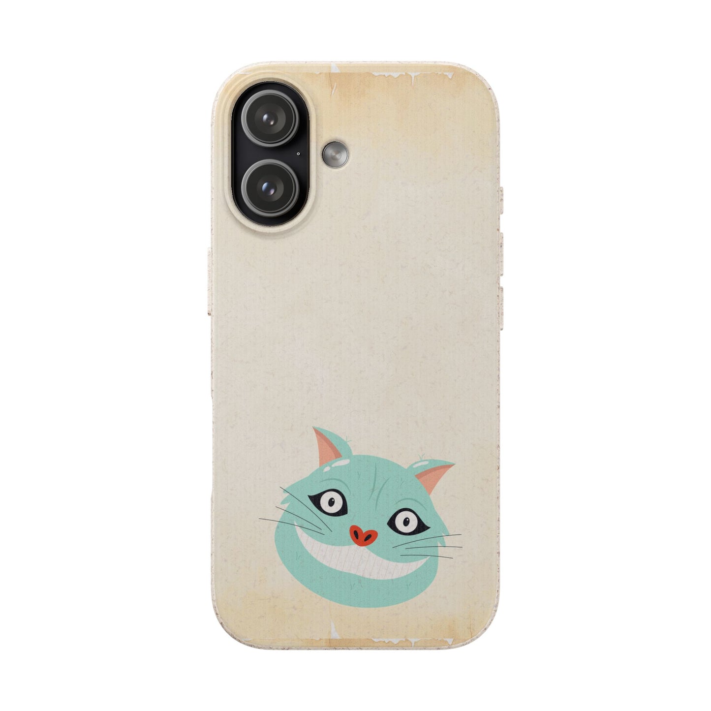 Alice in Wonderland Biodegradable Phone Case, Cheshire Cat Phone Cover, Compatible with Galaxy and iPhone 17, 16, 15, 14, 13
