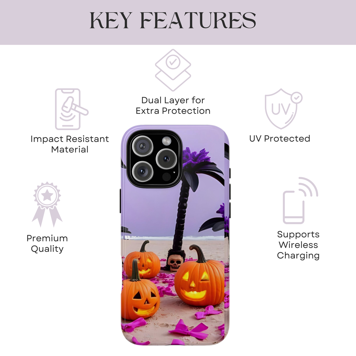Summerween Phone Case, Coquette Ghost Phone Case, Funny Spooky Cute Case, Pink Halloween Aesthetic, Beachy Spooky Vibe Gift