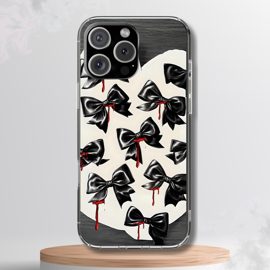 Spooky Halloween Tough Phone Case - Goth Coquette Aesthetic, Cute Horror Style, Compatible with iPhone, Galaxy, and Google Phones