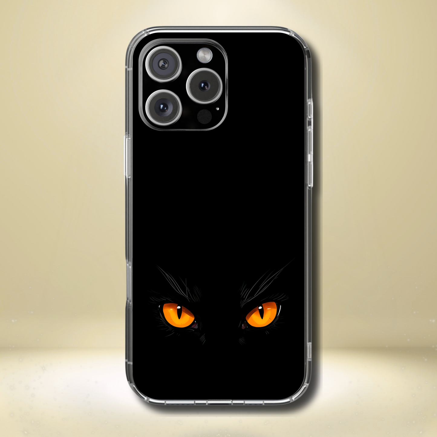 Black Cat Tough Phone Case - Gothic Halloween Aesthetic, Subtle Spookycore Aesthetic, Compatible with iPhone, Galaxy, and Google Phones