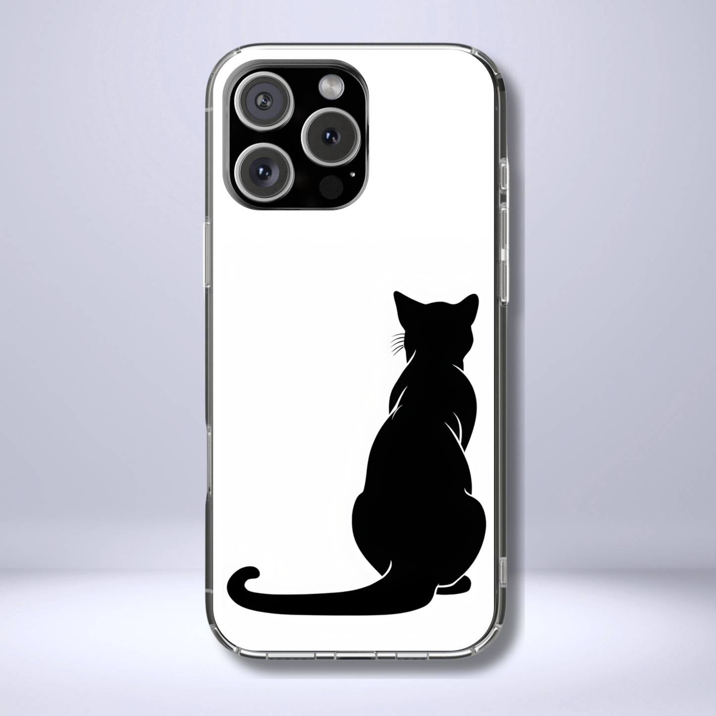 Black Cat Halloween Phone Case Coquette - Creepy Cute Gift for Her, Goth Coquette Spooky Tough Case, Compatible with iPhone, Galaxy, Google