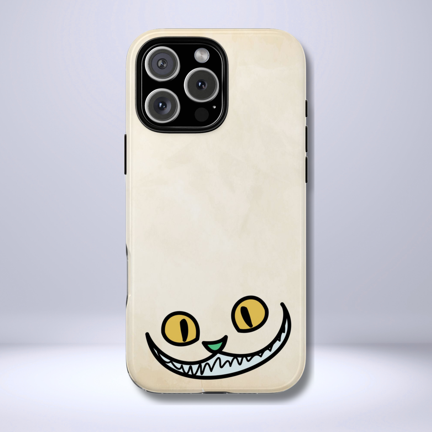 Alice in Wonderland tough phone case featuring the whimsical “This Way” and “That Way” signpost from the classic story. This dual-layer design protects iPhone 16, iPhone 17, Galaxy, and Google Pixel phones while keeping a vintage book-inspired aesthetic.
