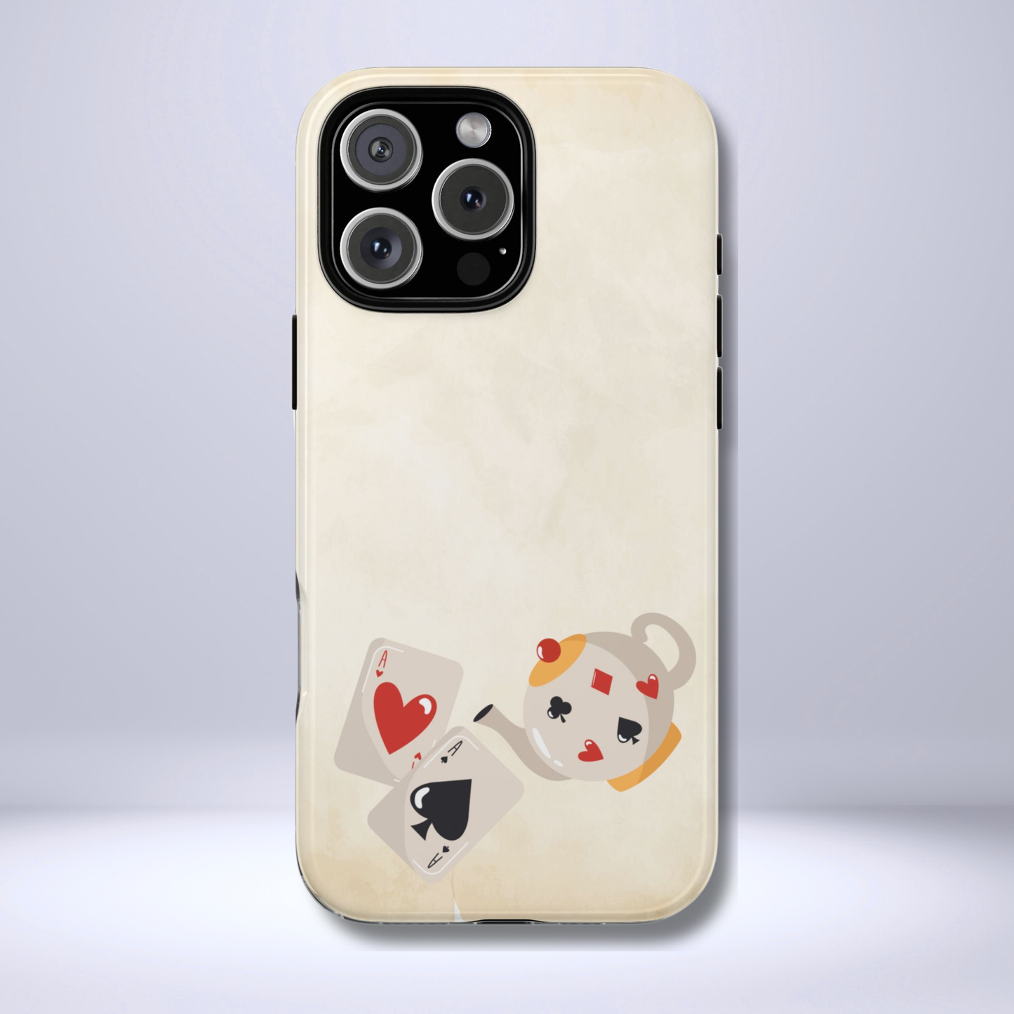 Alice in Wonderland tough phone case featuring the whimsical “This Way” and “That Way” signpost from the classic story. This dual-layer design protects iPhone 16, iPhone 17, Galaxy, and Google Pixel phones while keeping a vintage book-inspired aesthetic.
