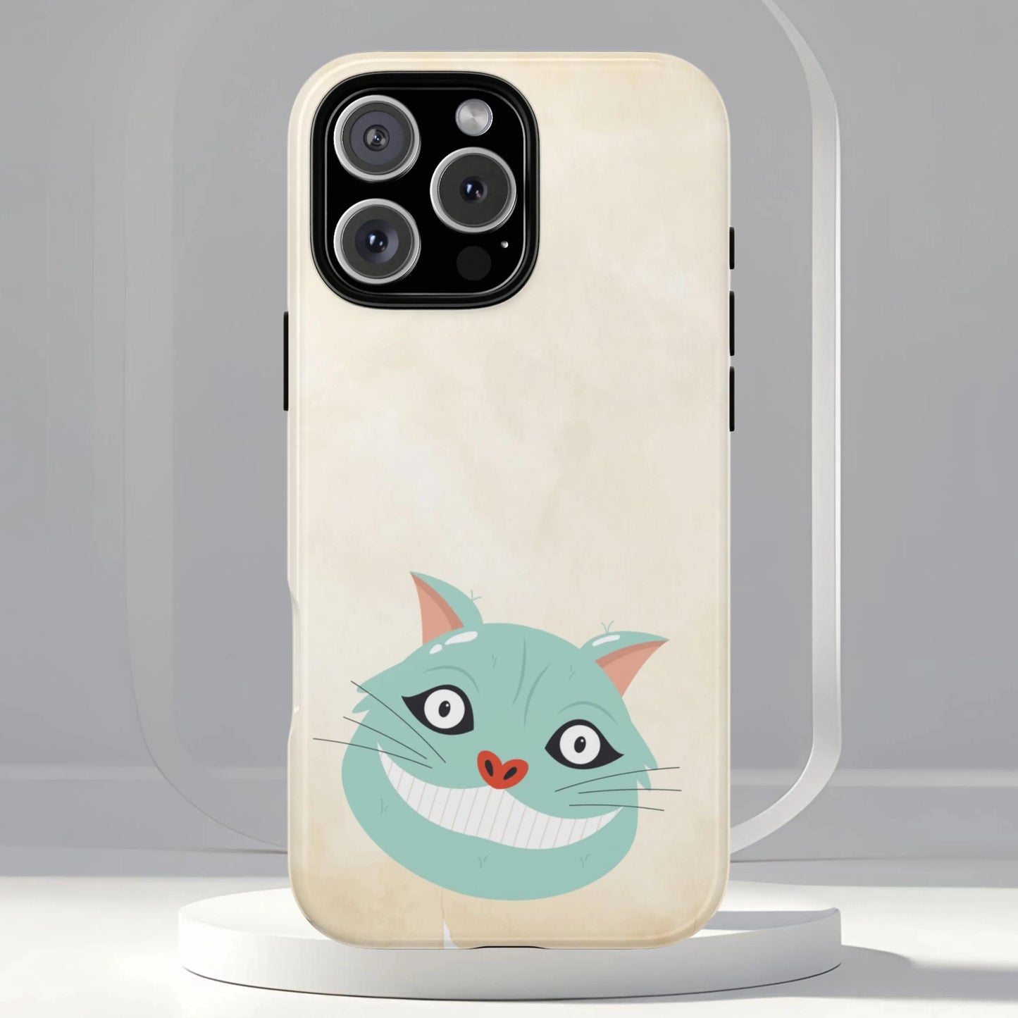 Alice in Wonderland Biodegradable Phone Case, Cheshire Cat Phone Cover, Compatible with Galaxy and iPhone 17, 16, 15, 14, 13