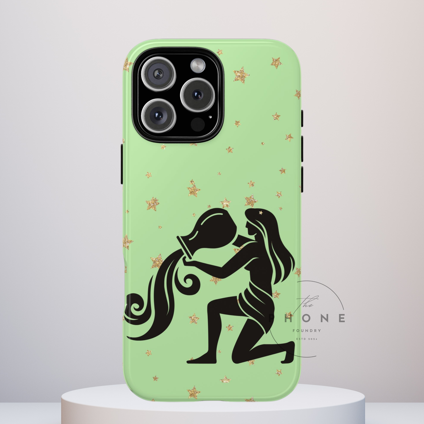 Virgo Zodiac Tough Phone Case, Astrology, Celestial Star Sign Cover, Compatible with iPhone, Galaxy, Pixel