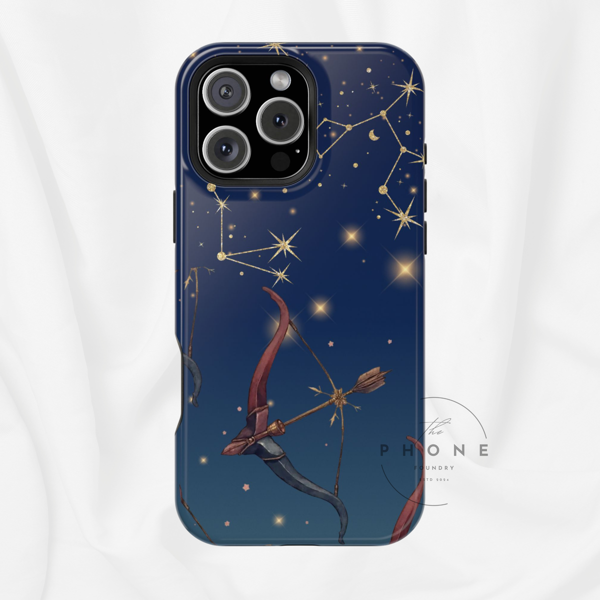 Sagittarius Zodiac Magnetic Phone Case, Astrology Gift for Her, Celestial Star Sign Cover, Compatible with iPhone 17, 16, 15, 14, 13