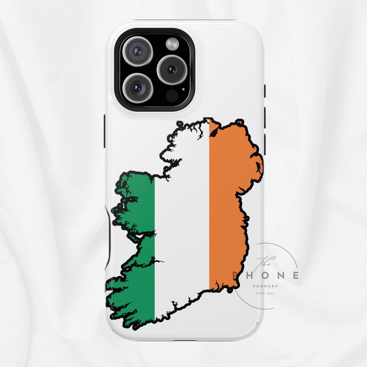 Ireland Map Magnetic Phone Case, Country Map Phone Cover Compatible with iPhone 17, 16, 15, 14, 13