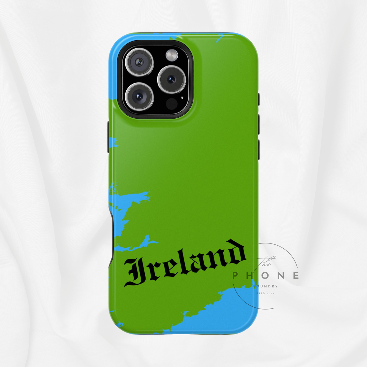 Ireland Map Magnetic Phone Case, Country Map Phone Cover Compatible with iPhone 17, 16, 15, 14, 13