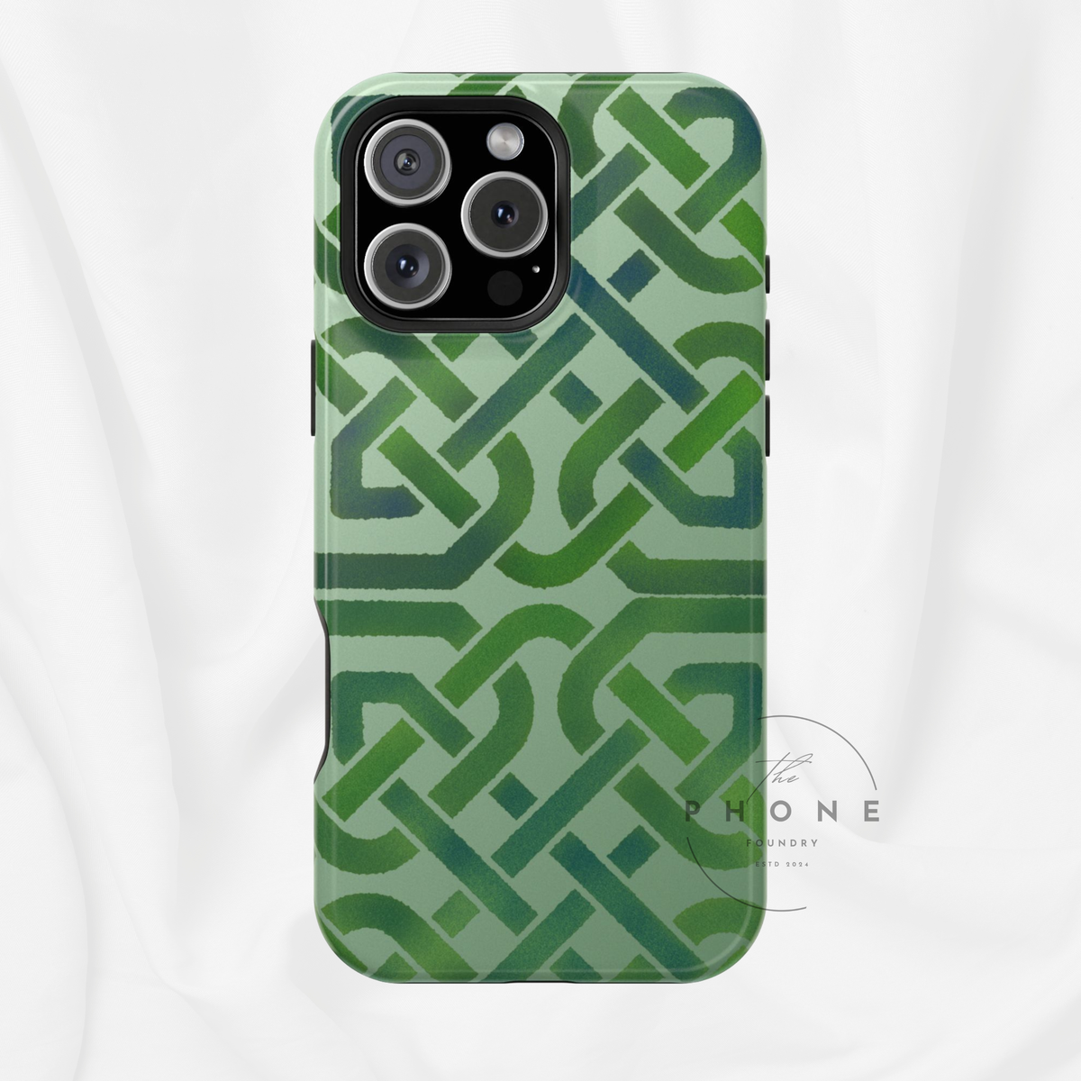 Celtic Knot Magnetic Phone Case, Irish Heritage Pattern Phone Cover, Celtic Art Design, Irish Culture Gift Compatible with iPhone