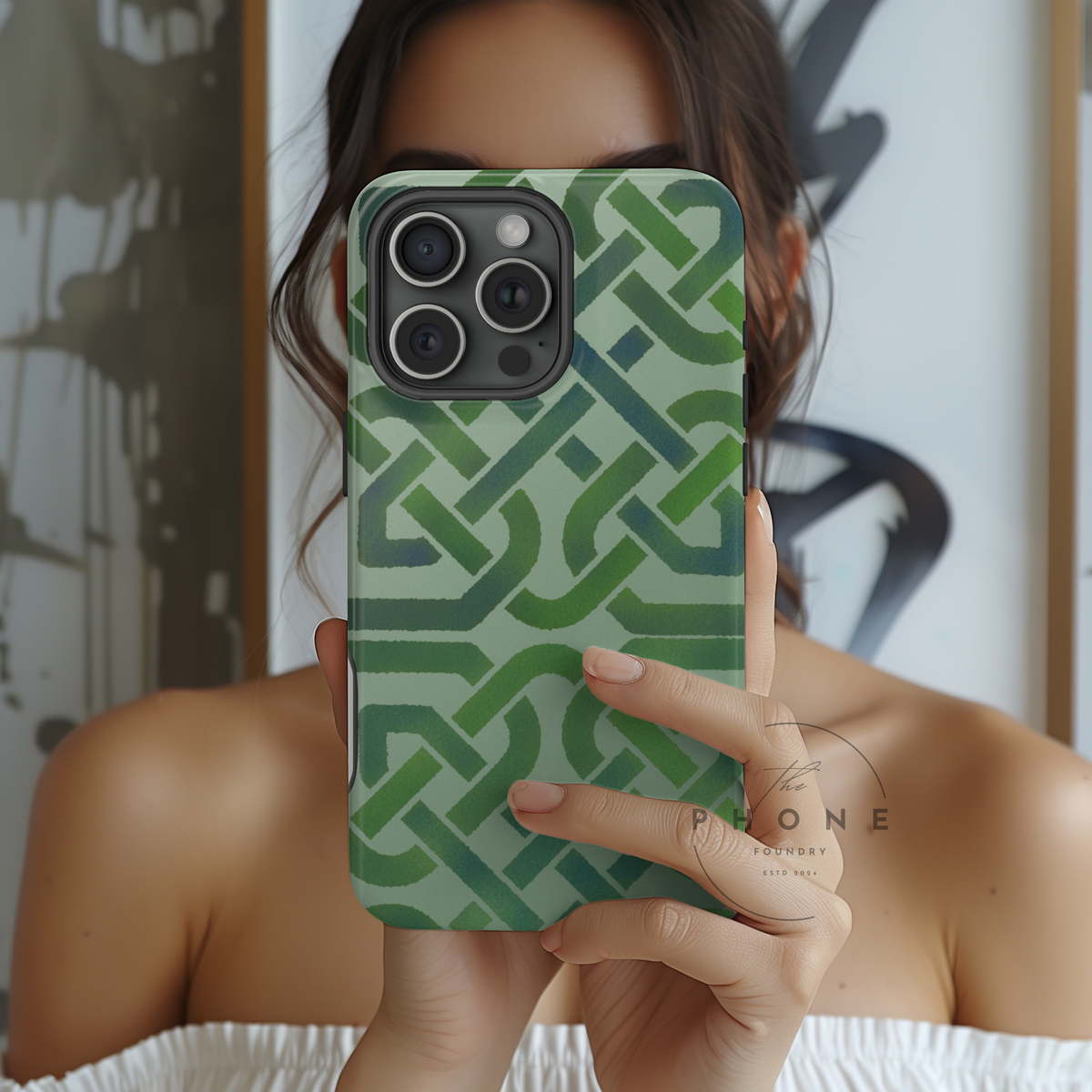 Celtic Knot Magnetic Phone Case, Irish Heritage Pattern Phone Cover, Celtic Art Design, Irish Culture Gift Compatible with iPhone