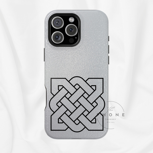 Celtic Knot Magnetic Phone Case, Irish Heritage Symbol Phone Cover, Minimal Celtic Design, Irish Culture Gift Compatible with iPhone