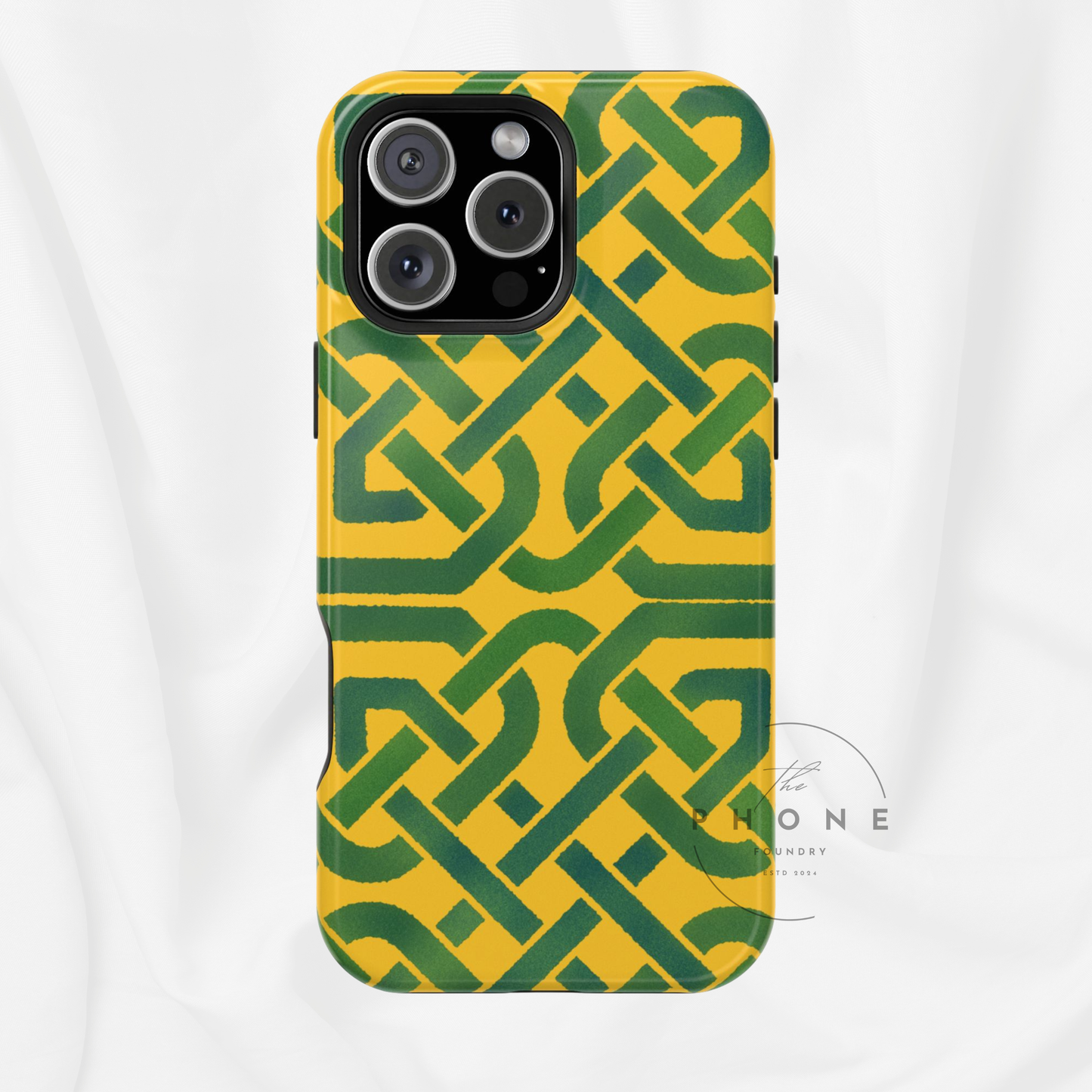 Celtic Knot Magnetic Phone Case, Irish Heritage Pattern Phone Cover, Celtic Art Design, Irish Culture Gift Compatible with iPhone