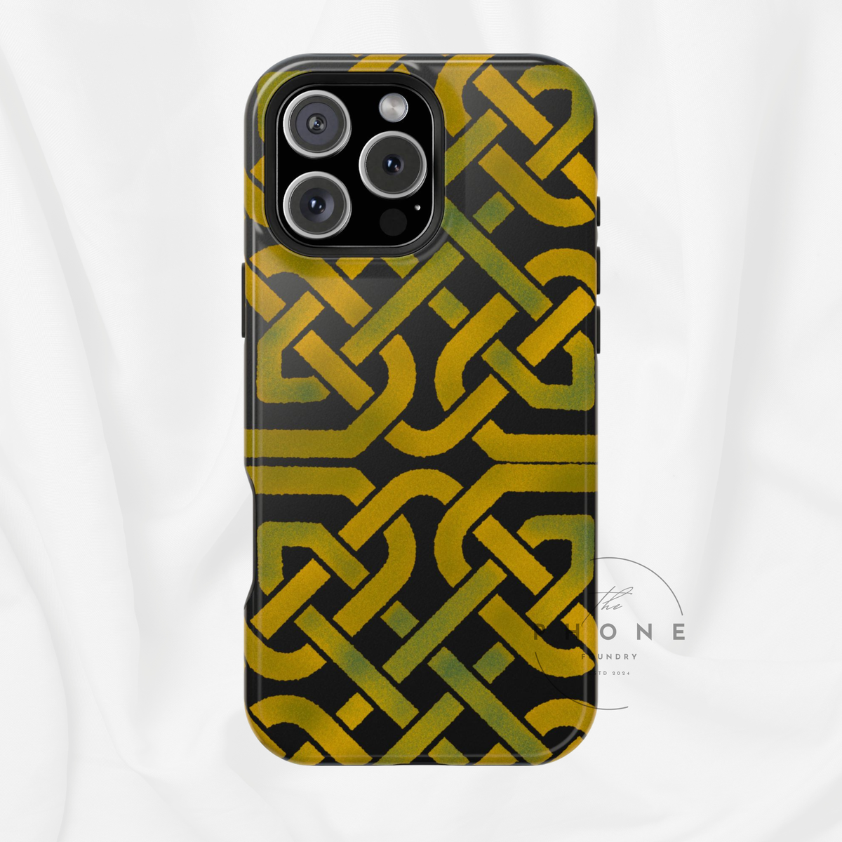Celtic Knot Magnetic Phone Case, Irish Heritage Pattern Phone Cover, Celtic Art Design, Irish Culture Gift Compatible with iPhone