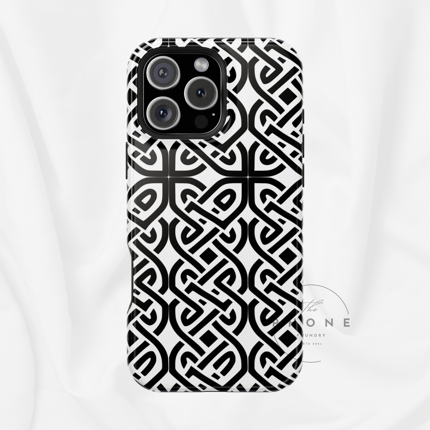 Celtic Knot Magnetic Phone Case, St. Patrick Design Phone Cover, Compatible with iPhone 17, 16, 15, 14, 13